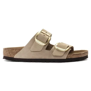 Ciabatta Birkenstock Arizona Big buckle in nabuck con doppia fascia