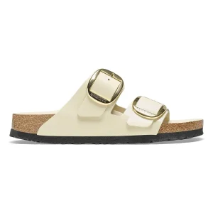 Ciabatta Birkenstock Arizona Big Buckle in pelle lucida