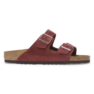 Ciabatta Birkenstock Arizona in camoscio con doppia fascia