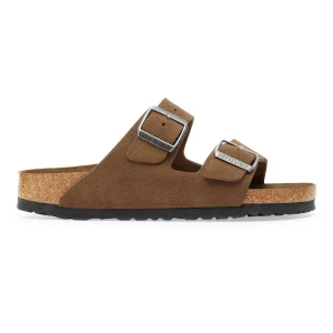 Ciabatta Birkenstock Arizona in camoscio con plantare morbido
