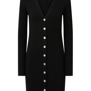 Mini abito Pinko a costine con bottoni