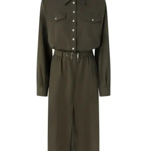 Abito chemisier Pinko in twill lyocell