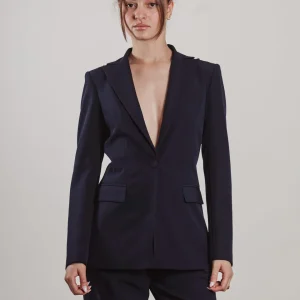 Giacca Actualee un petto blu