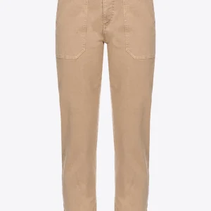 Jeans chinos Pinko in bull di cotone stretch