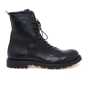 Anfibio Pawelk's in pelle effetto vintage con lacci semicoperti