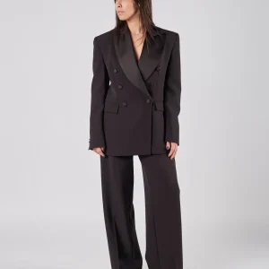 Giacca  Silence doppio petto smoking nera