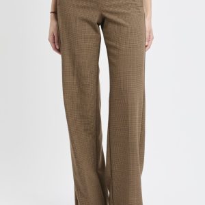 Pantalone a palazzo Marella "Tales" in tessuto con piega