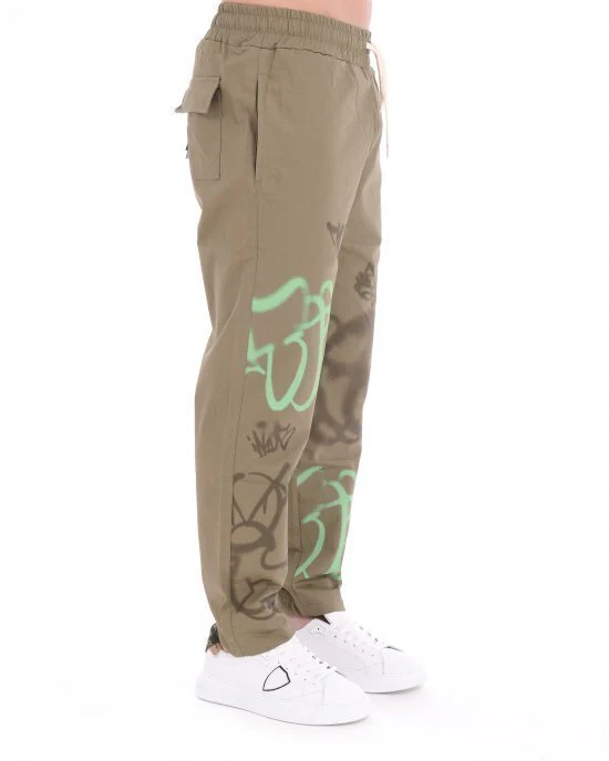 Pantalone Gabardine Stampa Murales Uomo - immagine 5