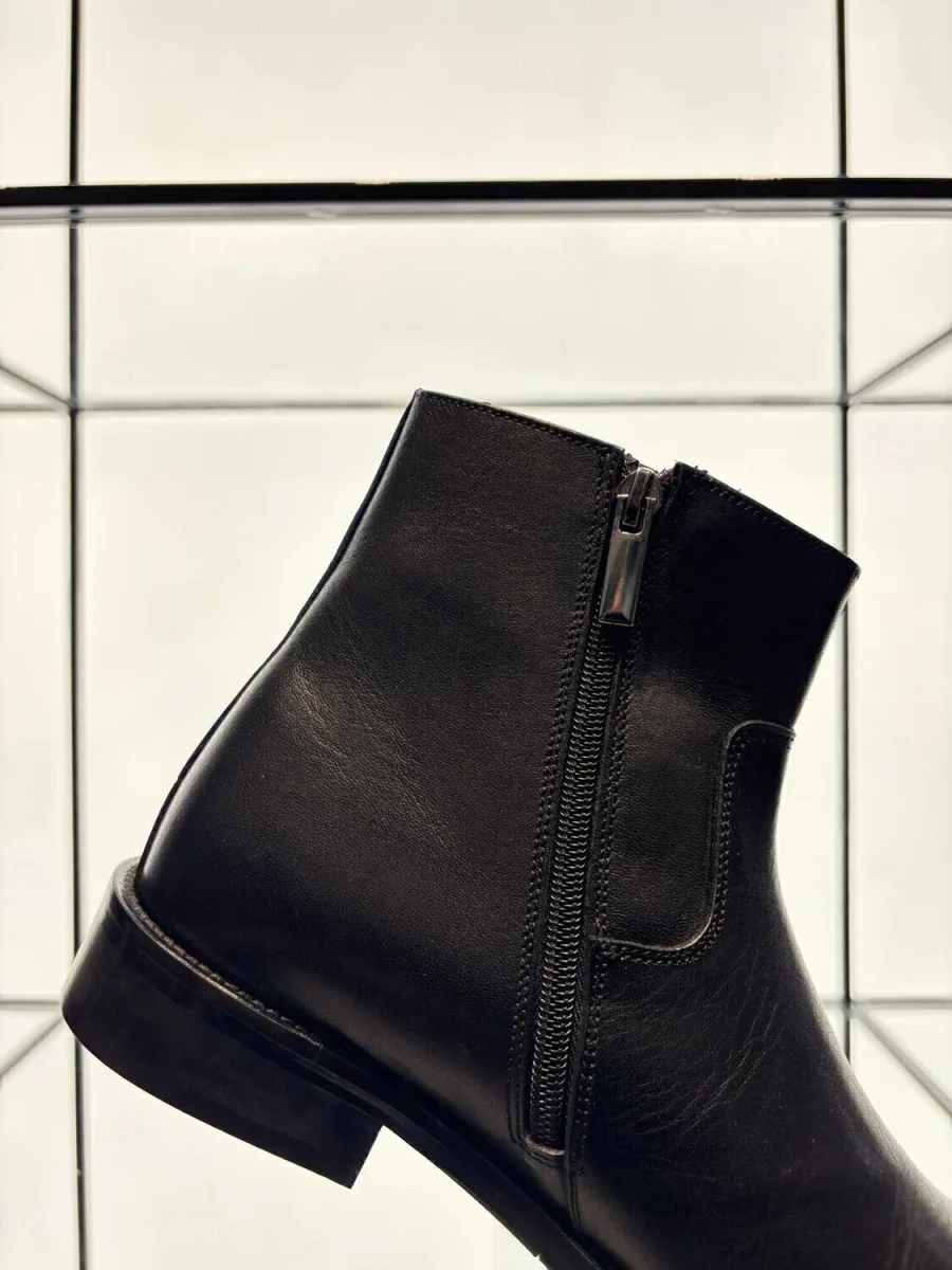 Stivaletto Vitello Con Zip Uomo - immagine 5