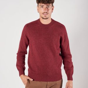 Maglia A|STORE girocollo rosso ciliegia