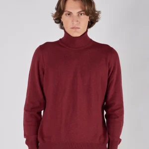 Maglia A|STORE dolcevita bordeaux