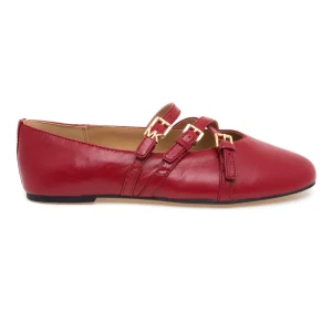 Ballerina Michael Kors Indie Flex in pelle con cinturini