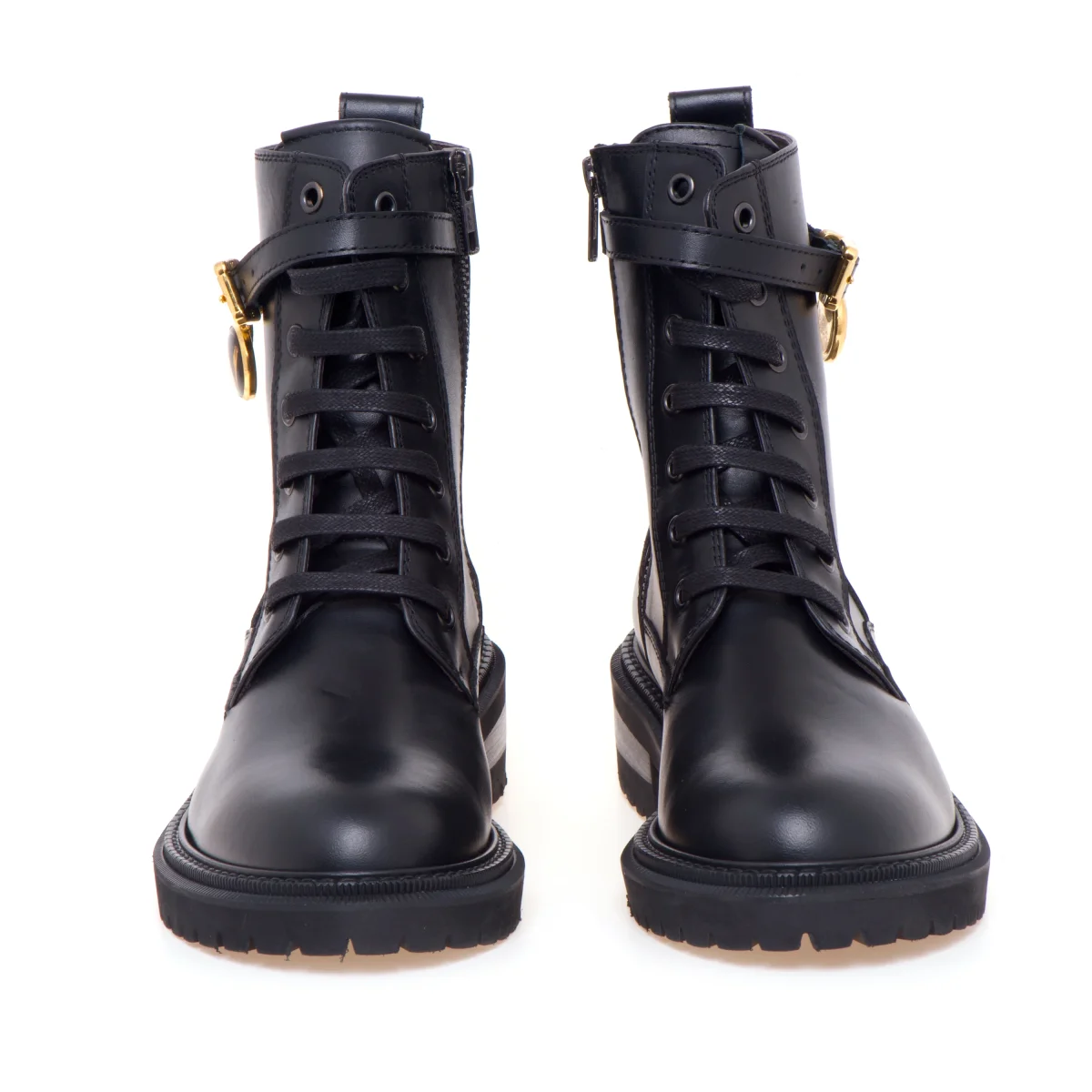 Anfibio Via Roma 15 in pelle con ciondolo "V" - immagine 6