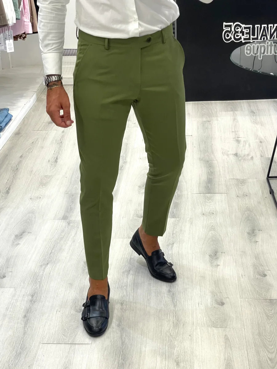 Abito doppiopetto Paris - Verde Oliva - immagine 4