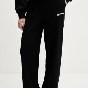 Pantalone In Felpa Con Logo Ricamato Donna