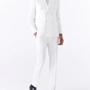 Abito Doppiopetto tessuto fiammato