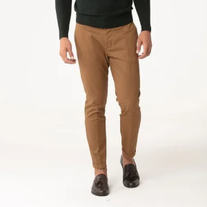 PANTALONE IN COTONE BASIC  TASCA AMERICA SLIM FIT