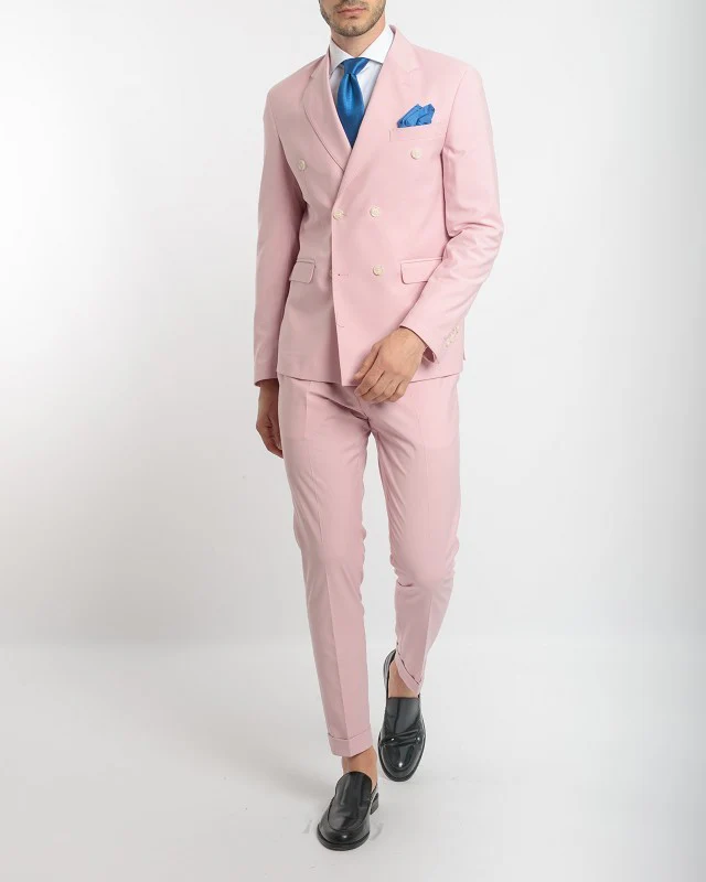 Abito doppiopetto Tinta unita - immagine 2