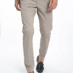 PANTALONE FANTASIA TONO SU TONO SLIM