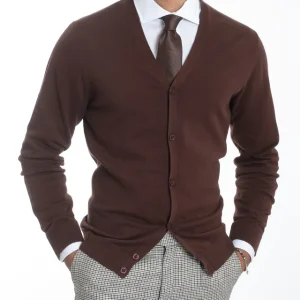 Cardigan sette bottoni