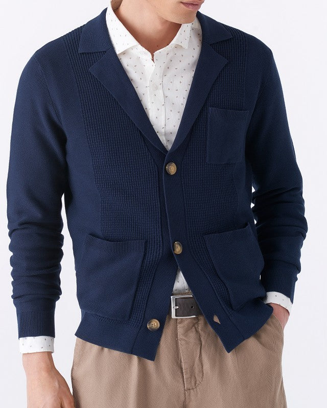 Giacca in filo trama operata - immagine 3