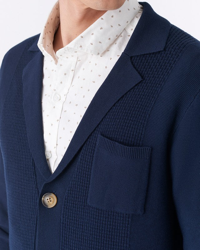 Giacca in filo trama operata - immagine 4