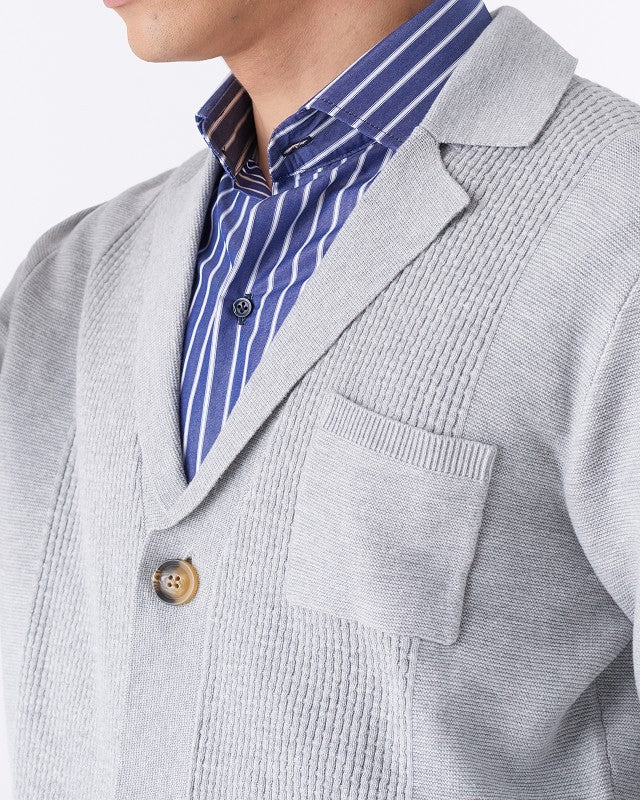 Giacca in filo trama operata - immagine 6