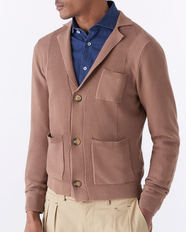 Giacca in filo trama operata - immagine 2