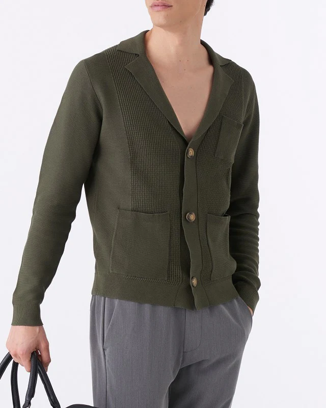 Giacca in filo trama operata - immagine 7