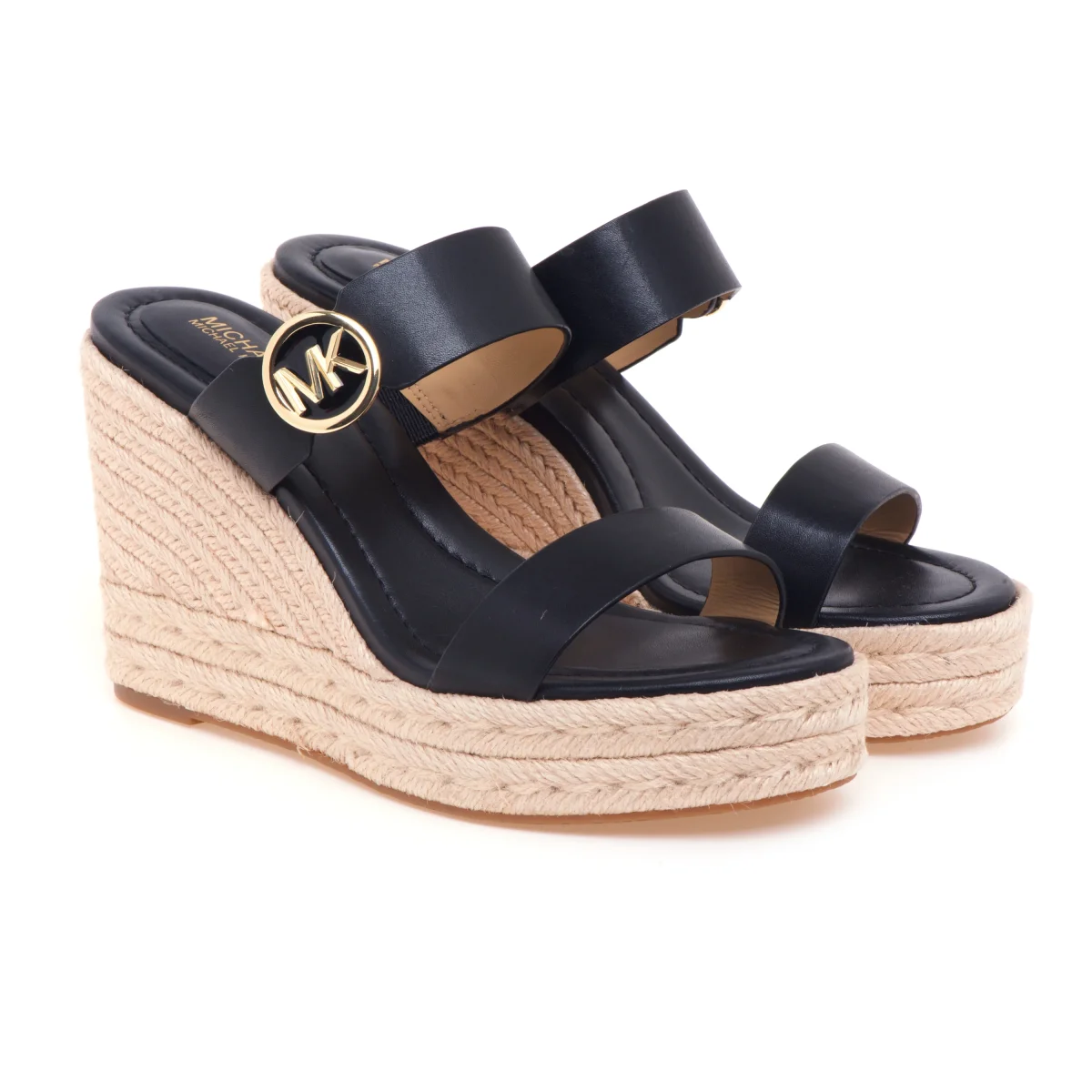 Zeppa Michael Kors in pelle con doppia fascia - immagine 3