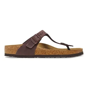 Ciabatta infradito Birkenstock Gizeh in pelle oliata