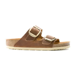 Ciabatta Birkenstock Arizona Big Buckle in pelle oliata