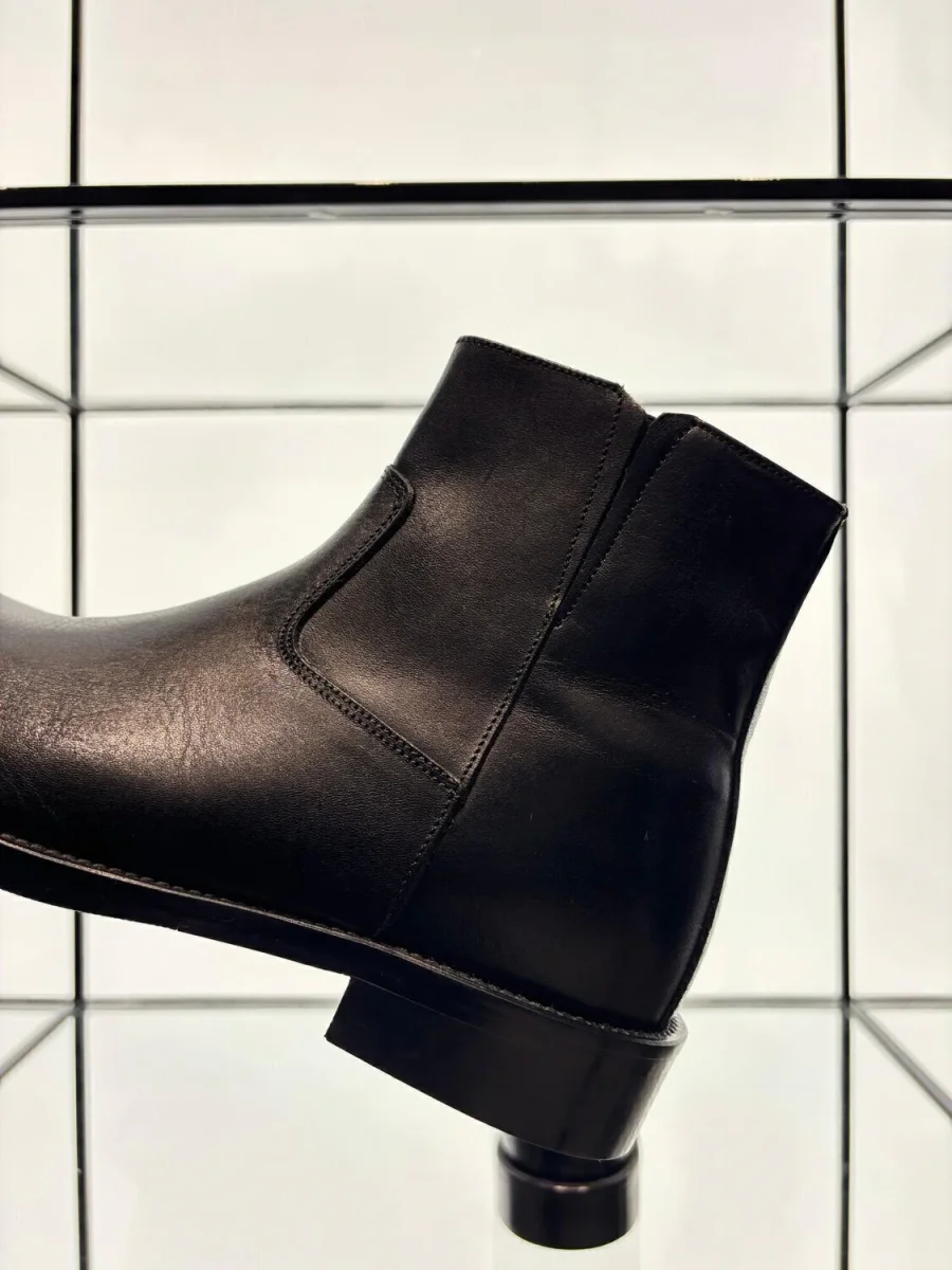 Stivaletto Vitello Con Zip Uomo - immagine 4
