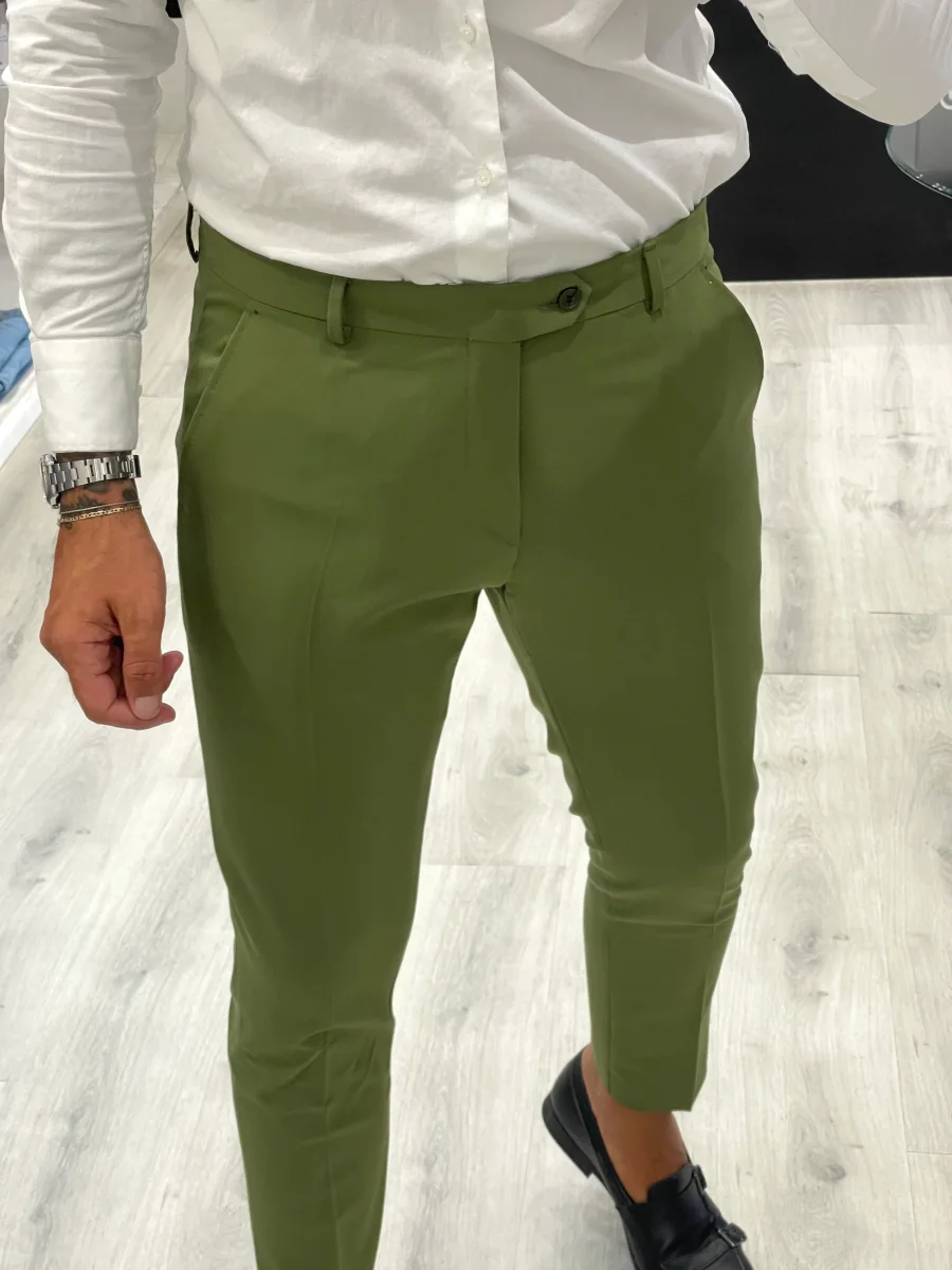 Abito doppiopetto Paris - Verde Oliva - immagine 5