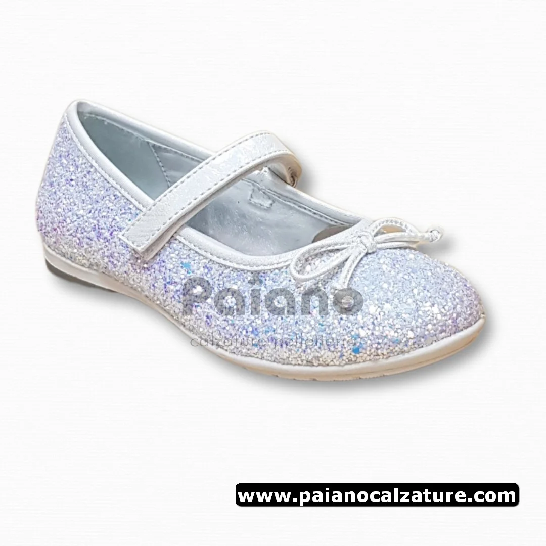 Ballerina Asso 13100 bianco glitter cangiante - immagine 6