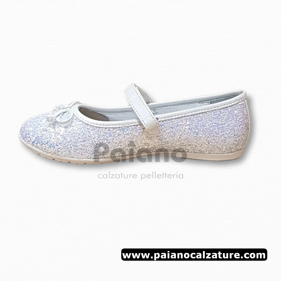 Ballerina Asso 13100 bianco glitter cangiante - immagine 4