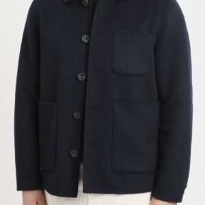 Cappotto corto in misto lana Black Wood