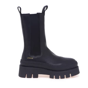 Chelsea boot Copenhagen in pelle con maxi platform