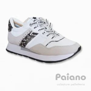 Cotton Belt 223501 sneakers pelle bianco da donna