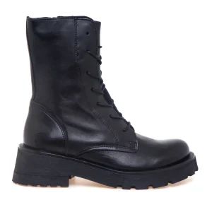 Anfibio Felmini in pelle con suola in gomma