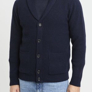 Cardigan sciallato Daniele Fiesoli in lana merino con tasche