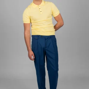 Pantalone ERNESTO Lana - Blue Navy