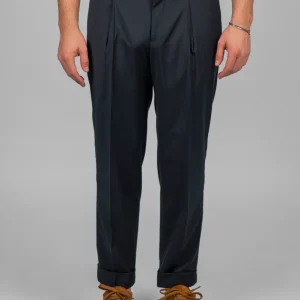 Pantalone ERNESTO Lana - Blue