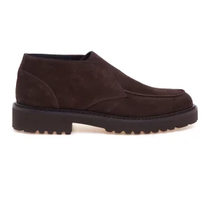 Polacco Doucal's in camoscio con suola in gomma