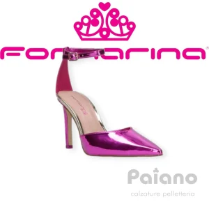 Fornarina Dream 4 sandalo specchio red fucsia tacco alto