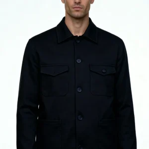 Giacca sahariana blu