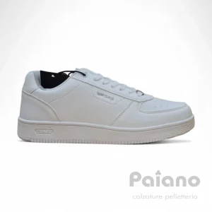 Gas 514210 sneakers pelle bianco total white