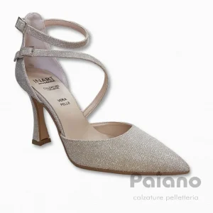Inart Donna 194 glitter platino doppio braccialetto tacco rocchetto a punta