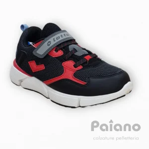 Lotto 220109 nero red ginnastica con strappo