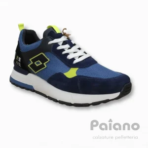 Lotto Leggenda 219583 AVK Tokio Shibuya III pelle scamosciato tessuto blu